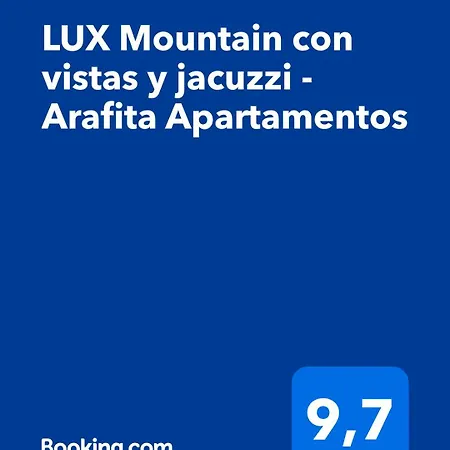 Lux Mountain Con Vistas Y Jacuzzi - Arafita *